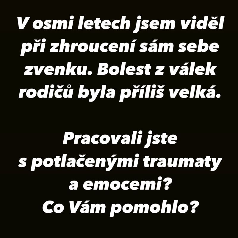 Myšlenka o potlačení emocí a traumat