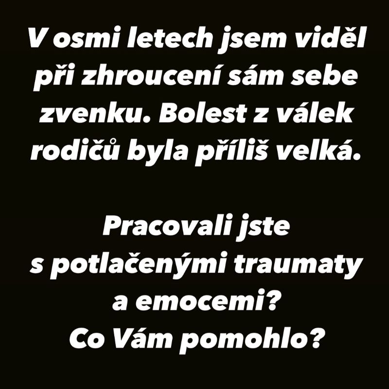 Myšlenka o potlačení emocí a traumat